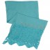 Designer Cotton Plain Women's Stole - Sky Blue